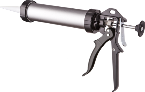 Pistolet manuel à canon fermé Bostik | 400 ml | argent avec noir - 30618879