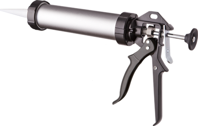 Pistolet manuel à canon fermé Bostik | 400 ml | argent avec noir - 30618879