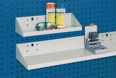 Base de rangement pour bouteilles | l450xp250xh105 30mm | gris clair | adapté aux plaques perforées | 1 pièce - 14014031.16 14014031.16