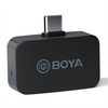 Microphone à pince à cravate Boya 2,4 GHz sans fil BY-M1LV-U pour USB-C