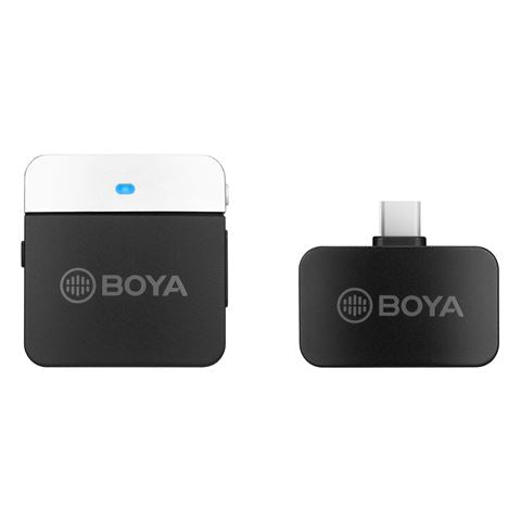 Microphone à pince à cravate Boya 2,4 GHz sans fil BY-M1LV-U pour USB-C