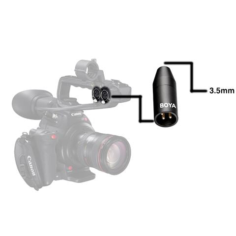 Boya 3,5 mm TRS à l'adaptateur XLR 35C-XLR