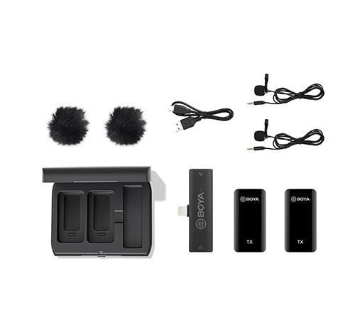 Ensemble de microphones sans fil Boya BY-XM6-K4