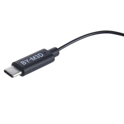Boya duo clip-on Lavalier microphone by-m3d pour usb-c