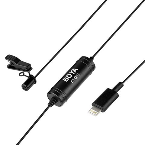 Boya lavalier microphone by-dm1 pour iOS