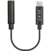 Boya Universal Adapter BY-K7 3,5 mm TRS à USB-C pour DJI OSMO Action