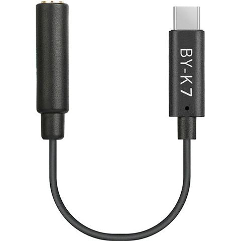 Boya Universal Adapter BY-K7 3,5 mm TRS à USB-C pour DJI OSMO Action