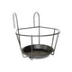 Esschert design porte-pot de balcon gris s