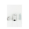 Abi Brabantia poubelle à pédale newicon 5 litres acier brillant