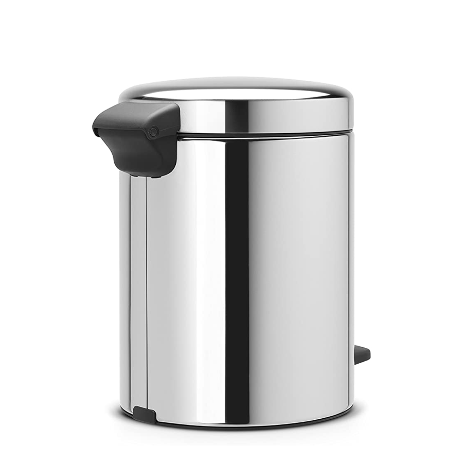 Abi Brabantia poubelle à pédale newicon 5 litres acier brillant