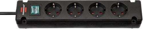 Brennenstuhl Brennenstuhl Bremounta Socket 4 fois 1,5 m câble noir