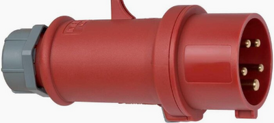 Prise d'inversion de phase Brennerstuhl cee 400v 16a | avec 5 pôles | 1081310 - 1081310