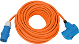 Brennerstuhl rallonge cee ip44 pour camping maritime 25m orange h07rn-f 3g2.5 fiche cee, raccord angle droit 2 - 1167650525 - afbeelding 1