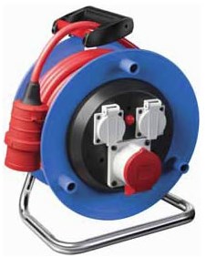 Enrouleur de câble Brennerstuhl 30 m | IP44 | 5g2.5 | 400 V | pour le bâtiment | 1237980 - 1237980