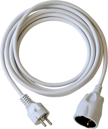 Brennerstuhl rallonge plastique blanc 3m h05vv-f 3g1.5 - 1164020