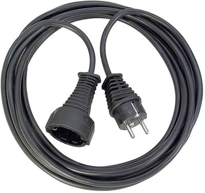 Rallonge plastique qualité Brennerstuhl 2m noir h05vv-f 3g1.5 - 1165010015