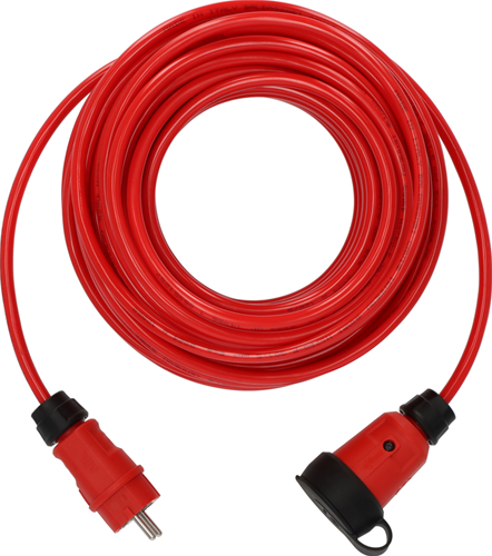 Ngk brennerstuhl étiquette professionnelle | vq2100 | IP44 | 25m | rouge | h07bq-f 3g1.5 - 9161250210