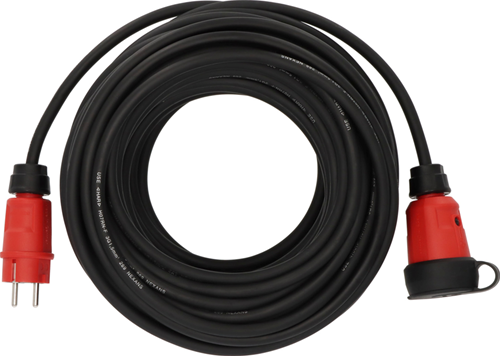 Rallonge professionnelle Brennerstuhl vn 2100 | IP44 | 25m | noir | h07rn-f 3g1.5 - 9161250110