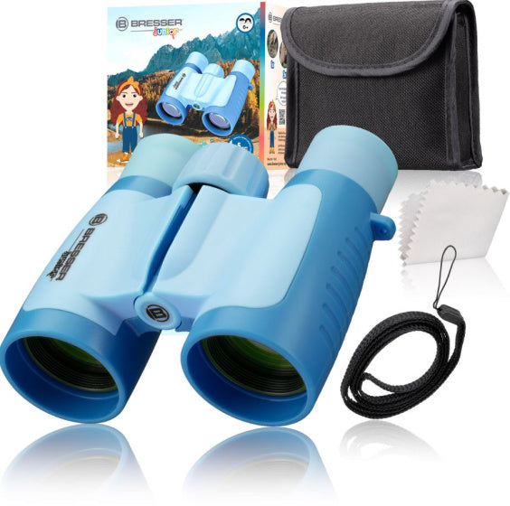 Binoculaire junior 10,5 cm Bleu en caoutchouc