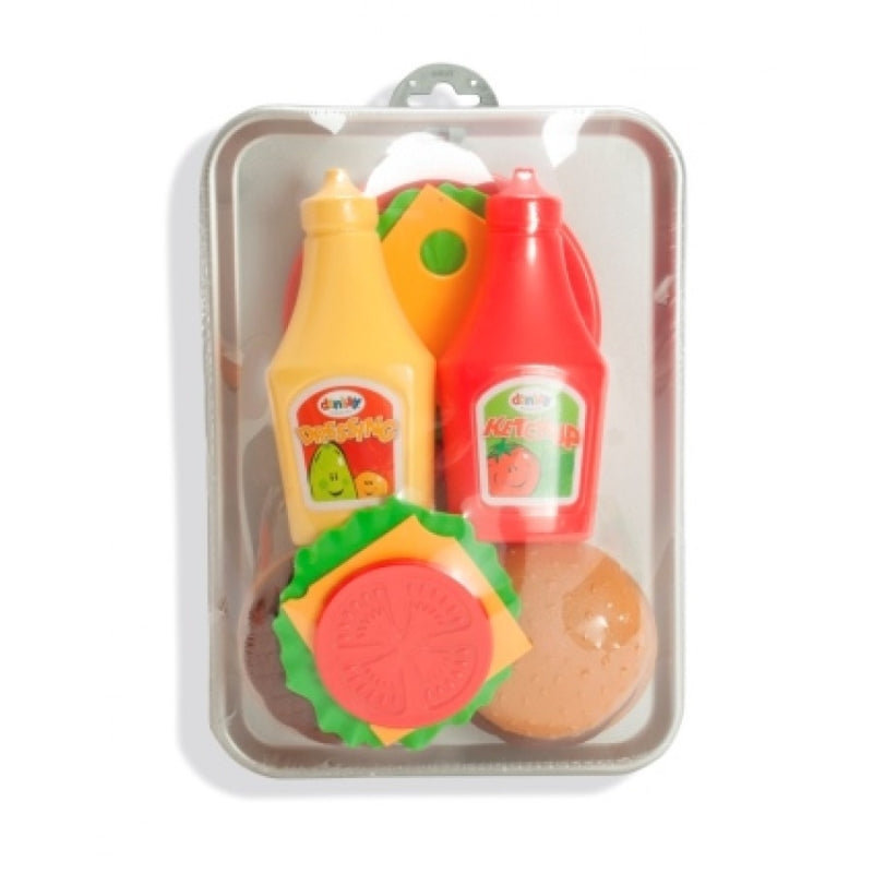 Ensemble de jeu sandwich hamburger Dantoy (17 pièces)