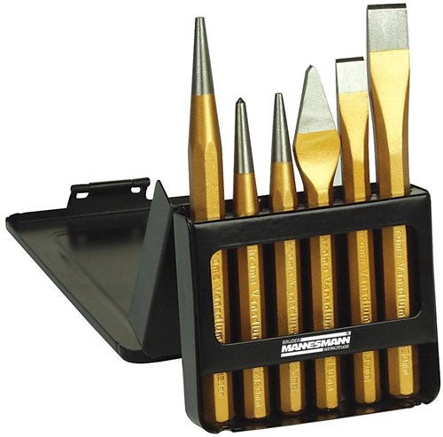Brüder Mannesmann jeu de burins à poinçonner en métal (hobby) - 65405