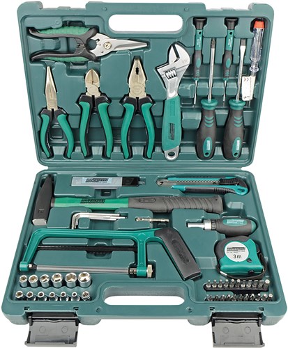 Brüder Mannesmann mallette à outils 74 pièces (hobby) - 29074