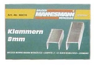 Agrafes Brüder Mannesmann 8 mm pour 48410 20 30 40 (hobby) - 48411