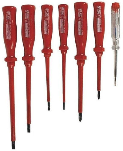 Brüder Mannesmann jeu de tournevis électriques 7 pcs (hobby) - 1187-profi
