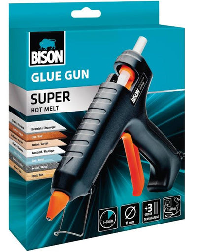 Pistolet à super colle Bison (bâton de colle 11 mm)