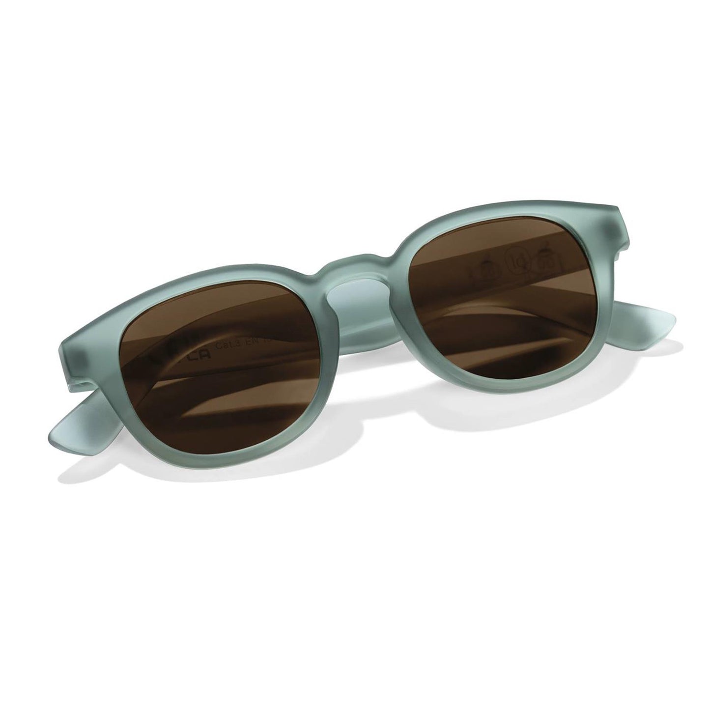 Lunettes de soleil Little Dutch vertes transparentes