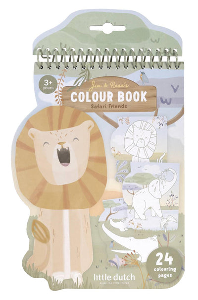 Livre de coloriage petit lion hollandais - safari - livre de vacances conseil cadeau - jouets créatifs