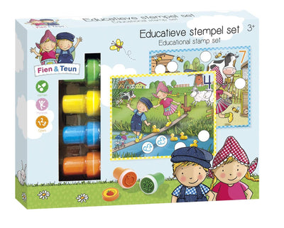 Fien et Teun Educational Stamp Ensemble 14 pièces