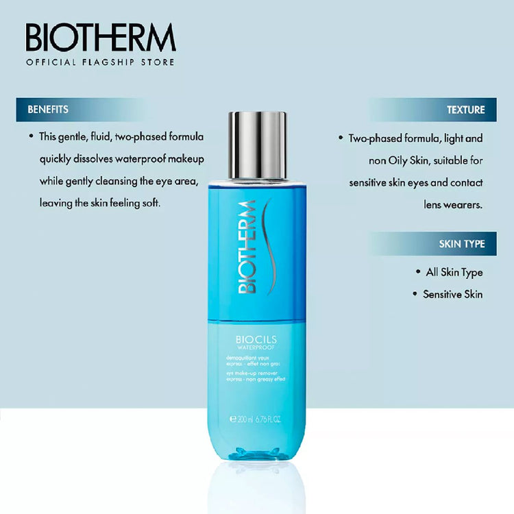 Biotherm biotherm imperméable maquillage enterner biociles bouteille 100 ml dames