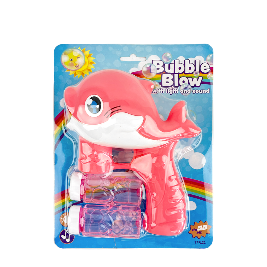 Bulle souffle baleine rose