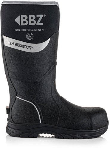 Botte de travail en néoprène Buckbootz bbz6000 s5s noir | noir | taille 40 - 5055138027219