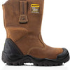 Chaussure de travail Buckbootz botte de travail chevrotine bsh010 s3 | brun foncé | taille 43 - 00.176.070.43
