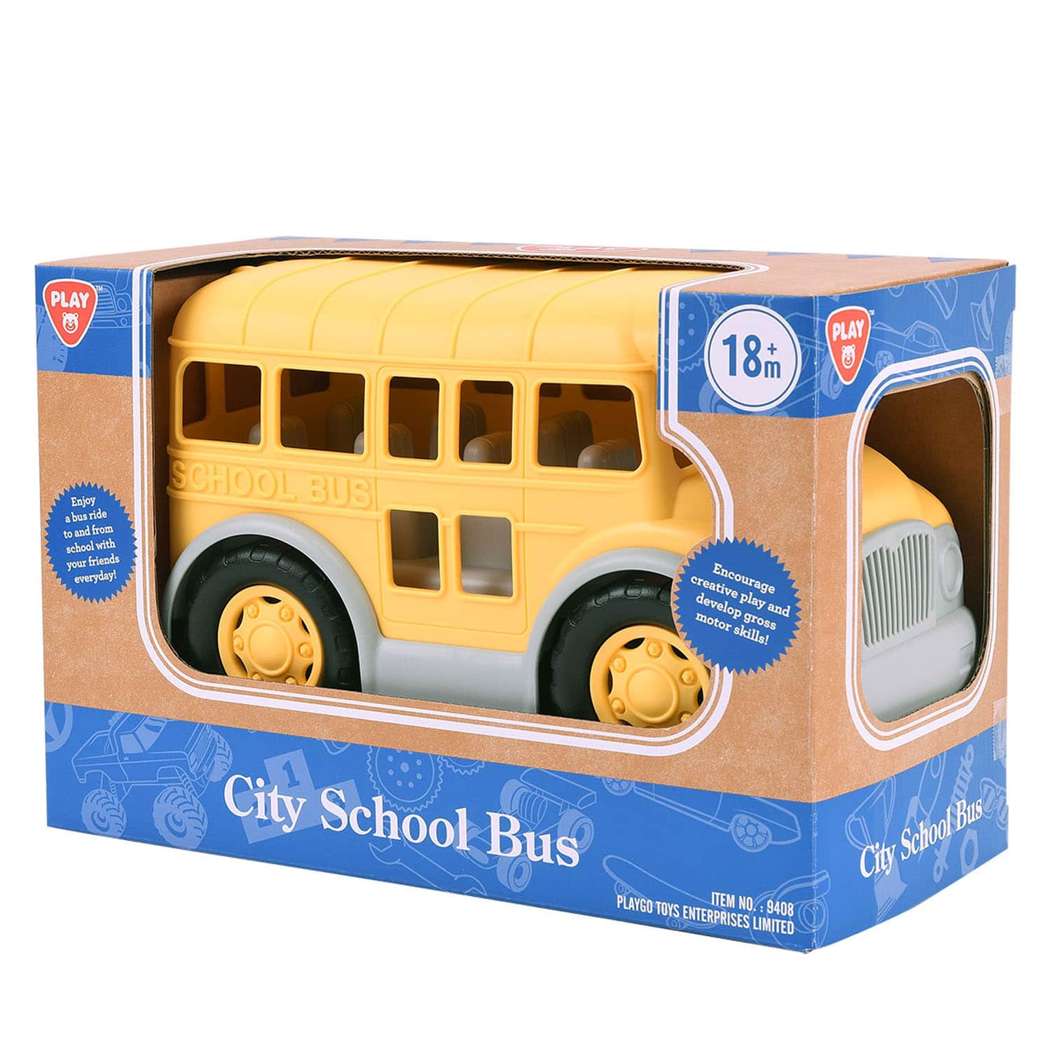 Bus scolaire de la ville en plastique très robuste