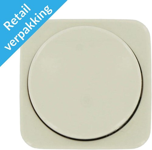 Plaque de recouvrement crème Busch Jaeger + bouton variateur - 4695050