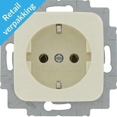 Prise encastrée crème Busch Jaeger RA - 4695000