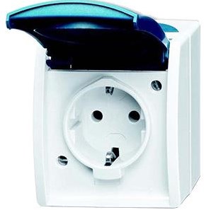 Busch Jaeger SWD prise en saillie RA bleu - 4696000