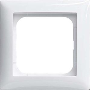 Cadre de couverture 1 pli blanc Busch Jaeger - 4694110