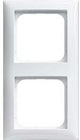 Cadre de couverture double blanc Busch Jaeger - 4694120