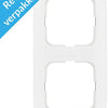 Cadre de couverture double blanc Busch Jaeger - 4695610
