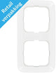 Cadre de couverture double blanc Busch Jaeger - 4695610
