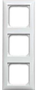 Cadre de couverture triple blanc Busch Jaeger - 4694130