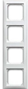 Cadre de couverture blanc à 4 volets Busch Jaeger - 4694140