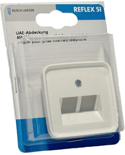 Busch Jaeger plaque de recouvrement blanche UTP double - 4695580