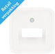 Busch Jaeger plaque de recouvrement blanche UTP double - 4695580
