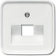 Busch Jaeger plaque de recouvrement blanche UTP simple - 4692187