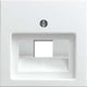 Busch Jaeger plaque de recouvrement blanche UTP simple - 4694060